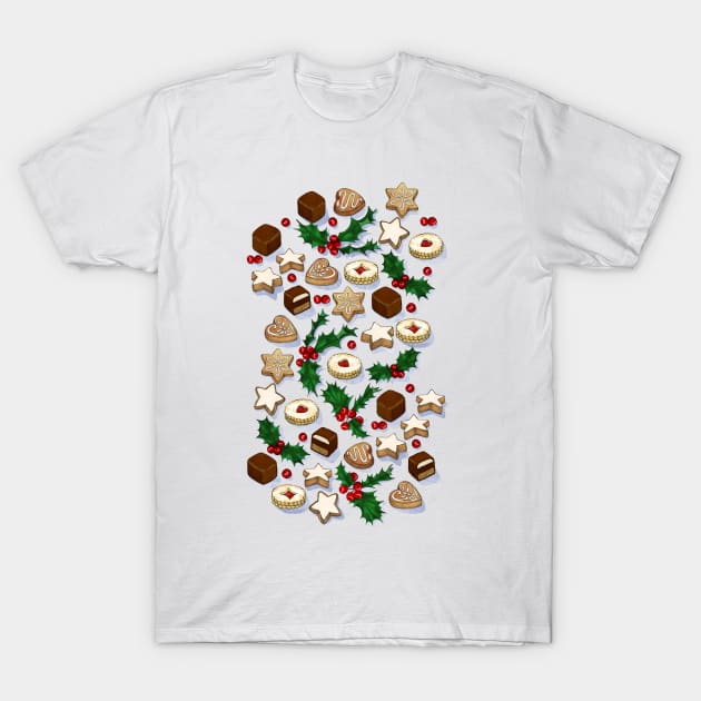 Christmas Treats and Cookies T-Shirt by micklyn